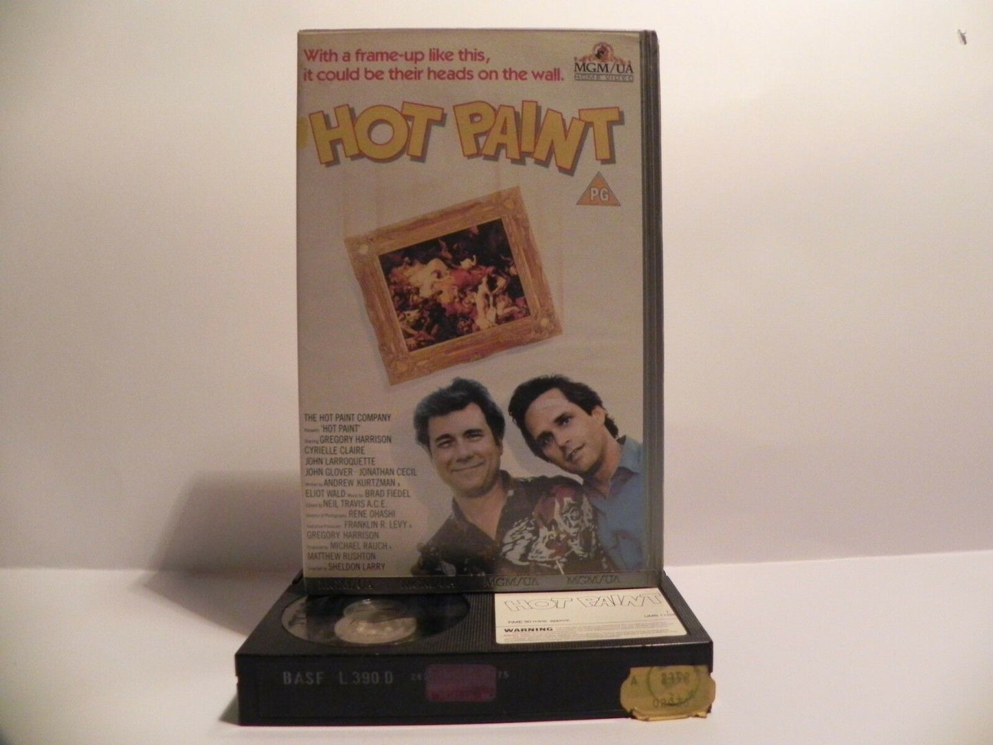 Hot Paint: T.V Movie (1988) Crime Comedy - A.Anderson - M.Austin - Pal Betamax-