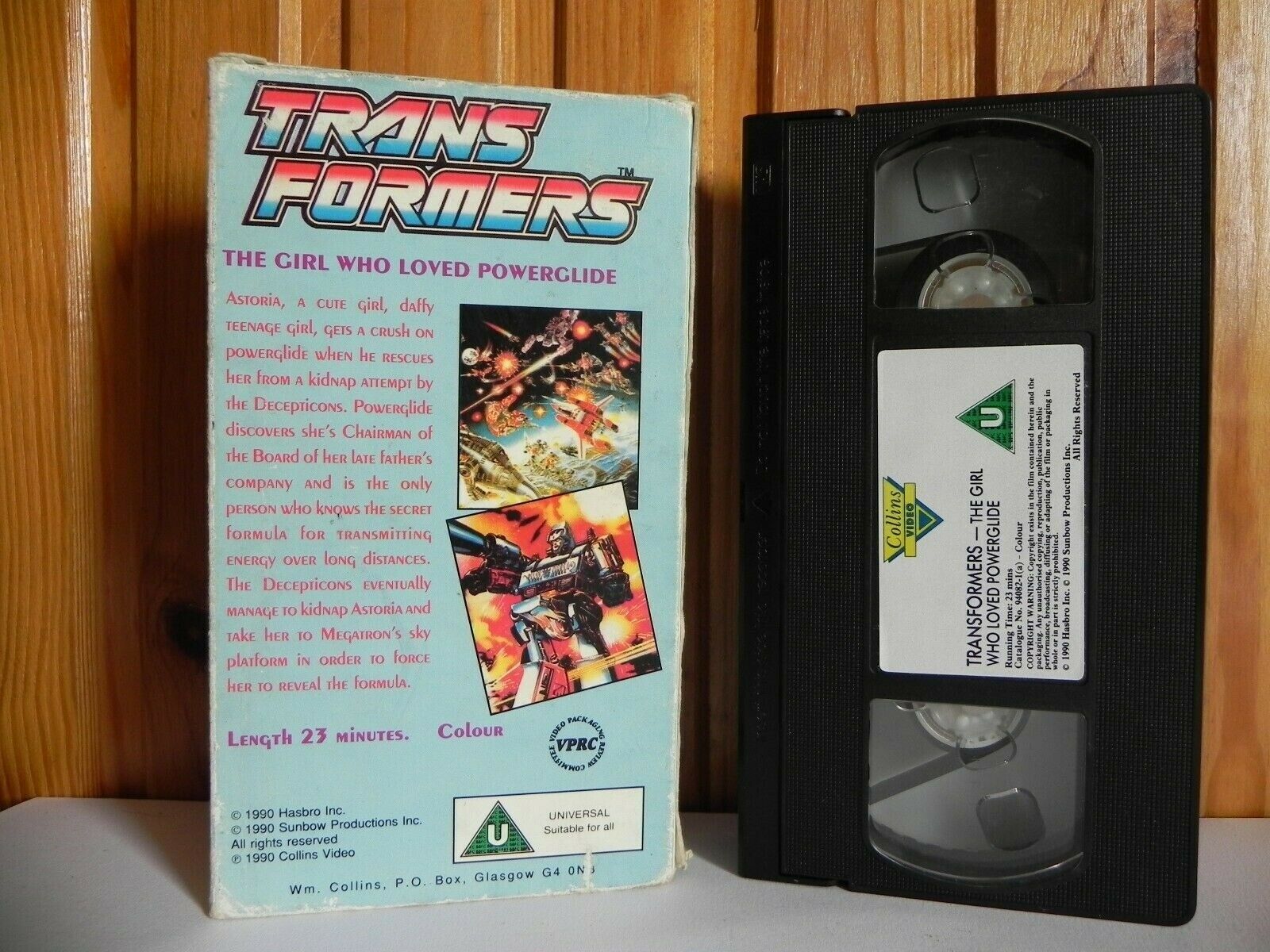TransFormers - The Girl Who Loved Powerglide - 23 Mins - Animated - Kids - VHS-