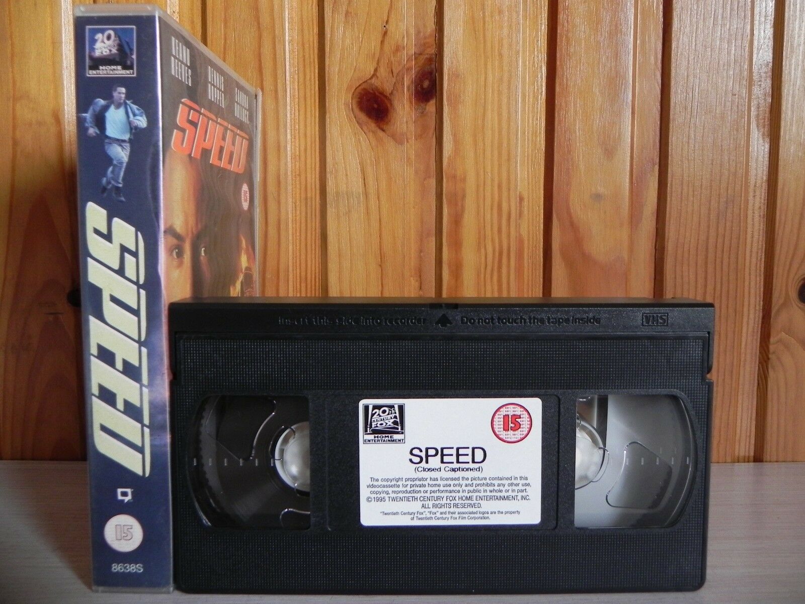 Speed - Keanu Vs Hopper - Speeding Bomb Bus Proxy Showdown - S.Bullock - Pal VHS-