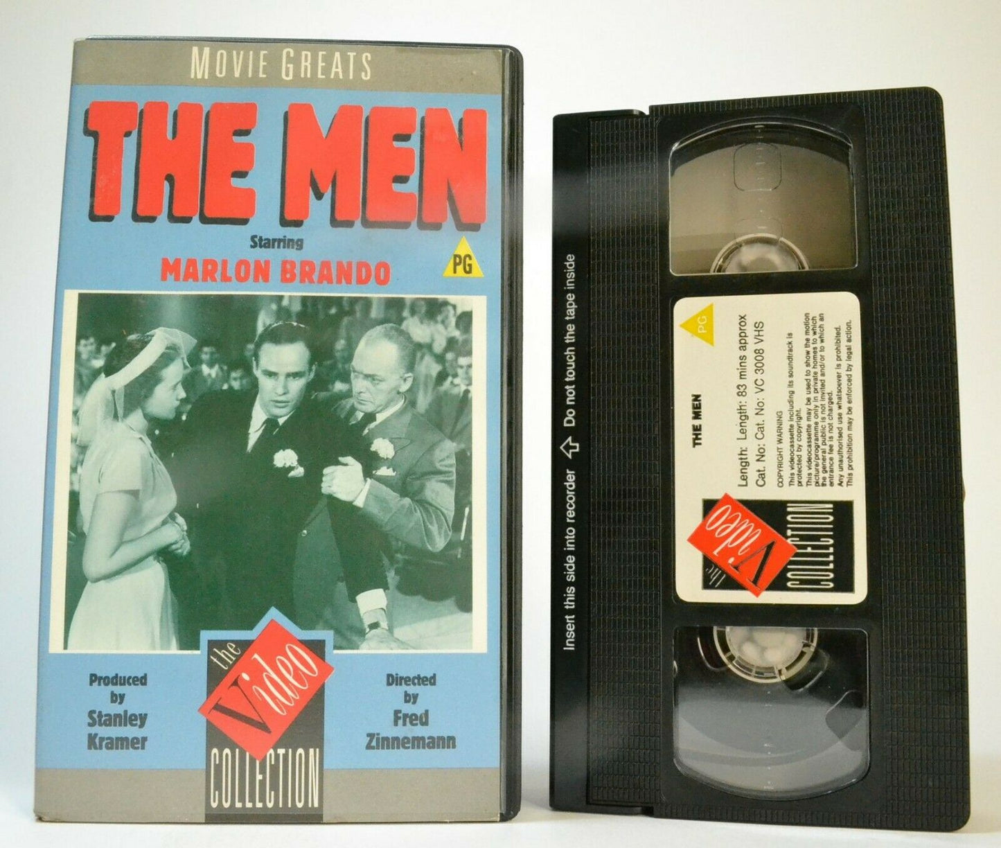 The Men; [Movie Greats] Drama - World War 2 - Marlon Brando/Teresa Wright - VHS-