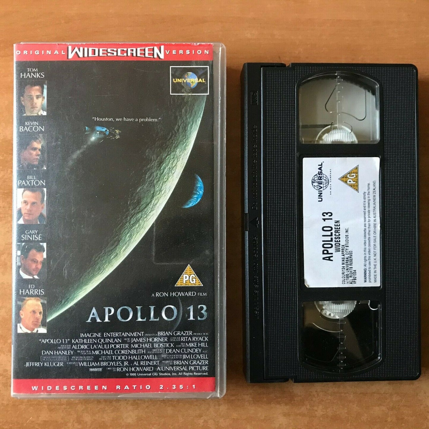 Apollo 13 (1995); [Widescreen]: Ron Howard; Space Docudrama - Tom Hanks - VHS-