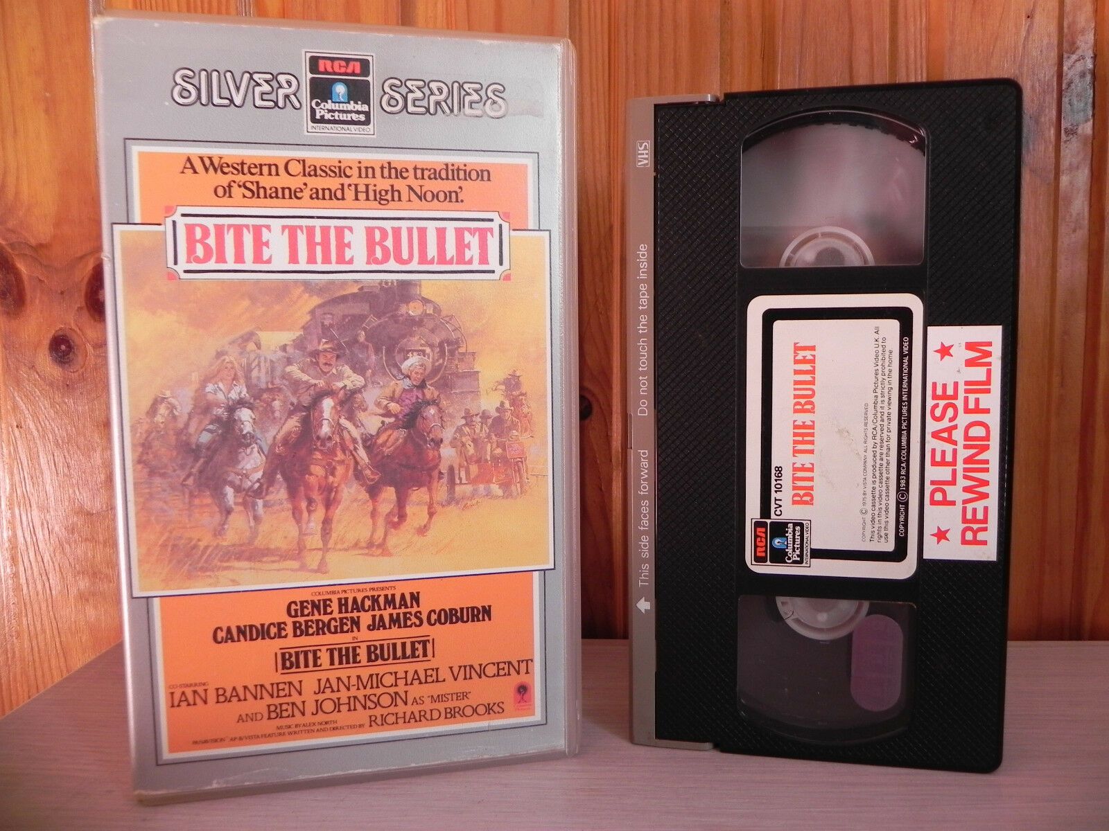 BITE THE BULLET - RCA Silver Series - Ex-Rental Pre-Cert - Hackman Western - VHS-