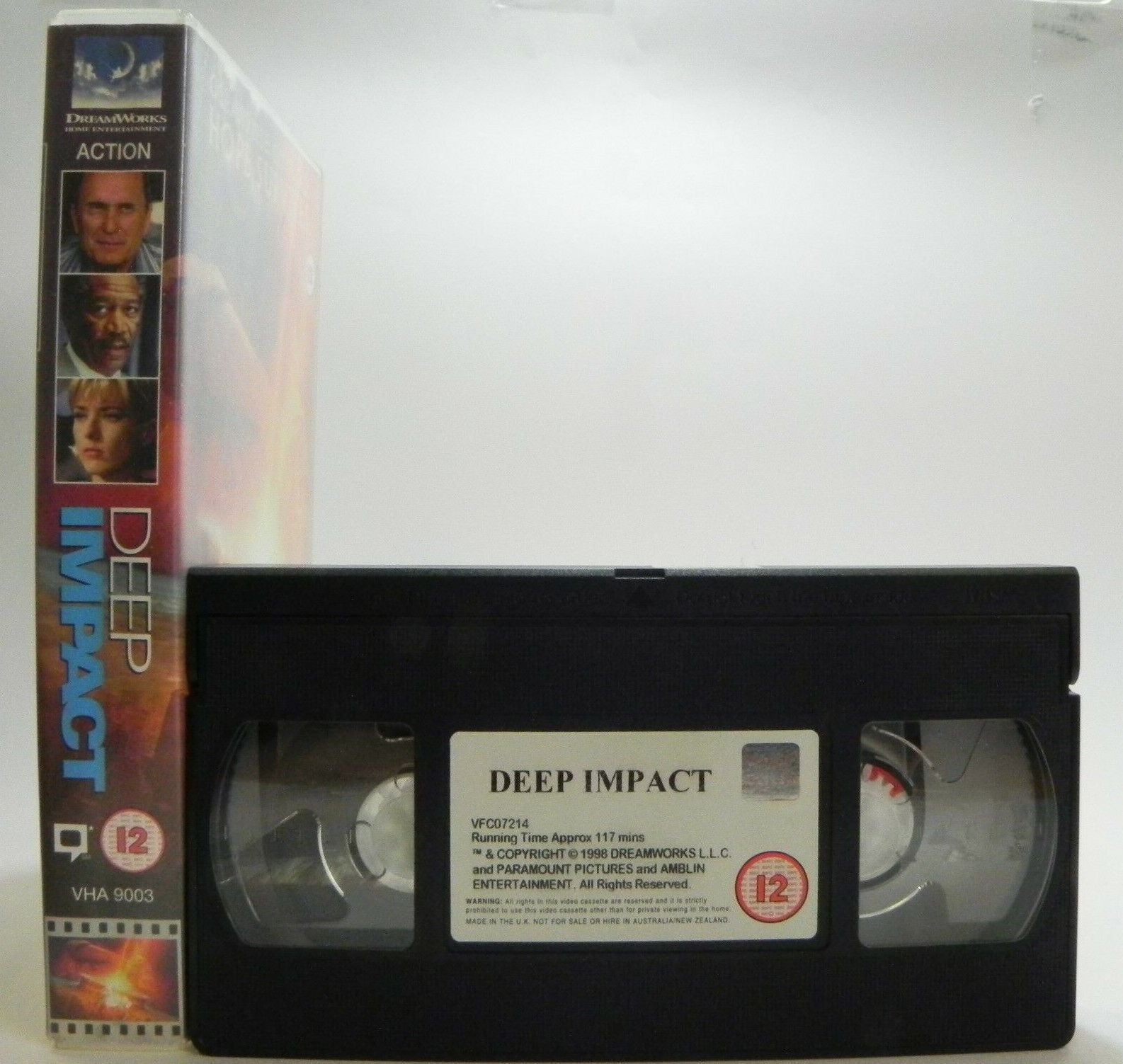 Deep Impact - Large Box - Action/Drama (1998) - R.Duvall/E.Wood - Pal VHS-