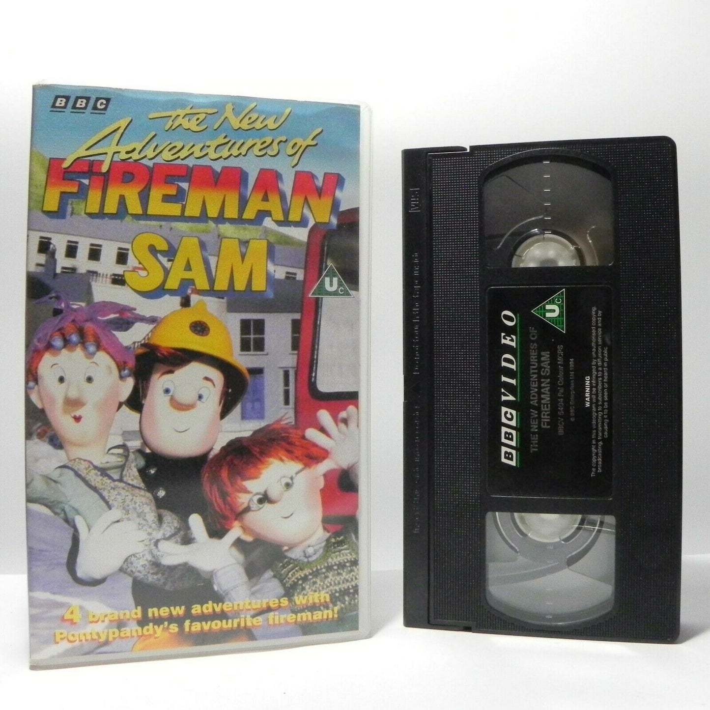 The New Adventures Of Fireman Sam - BBC Animated Classic - Children's - Pal VHS-