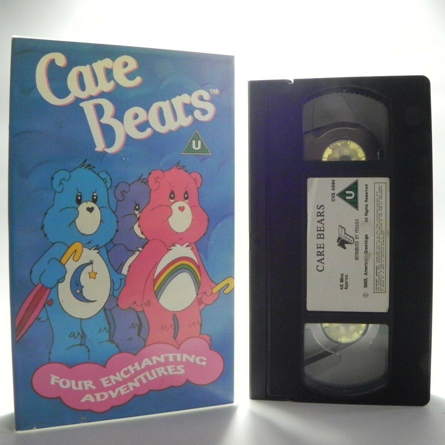 Care Bears - Four Adventures - Classic Animation - Children's - Pal VHS-