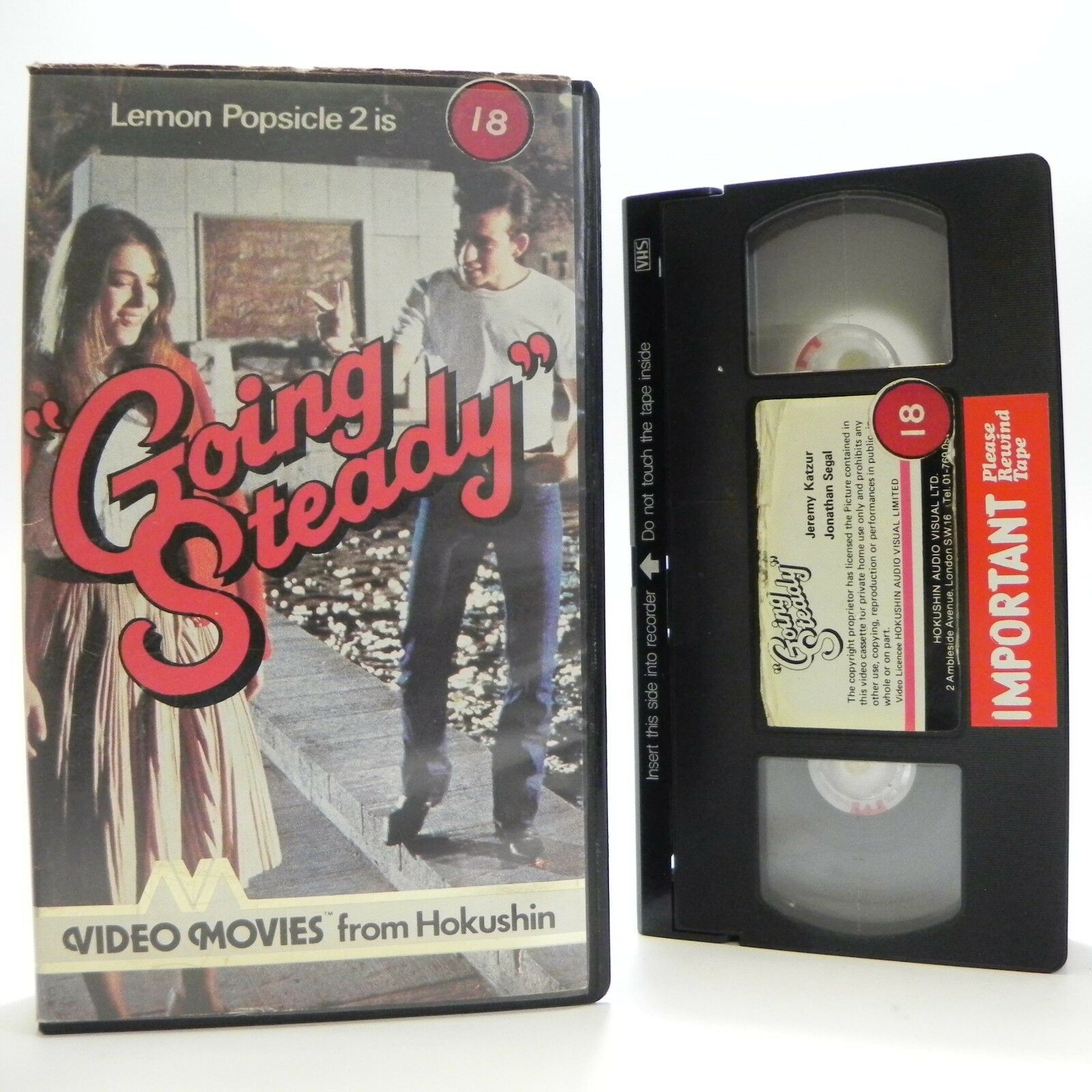Going Steady': Film By B.Davidson - Pre-Cert - J.Katzur/Y.Michaels - Pal VHS-