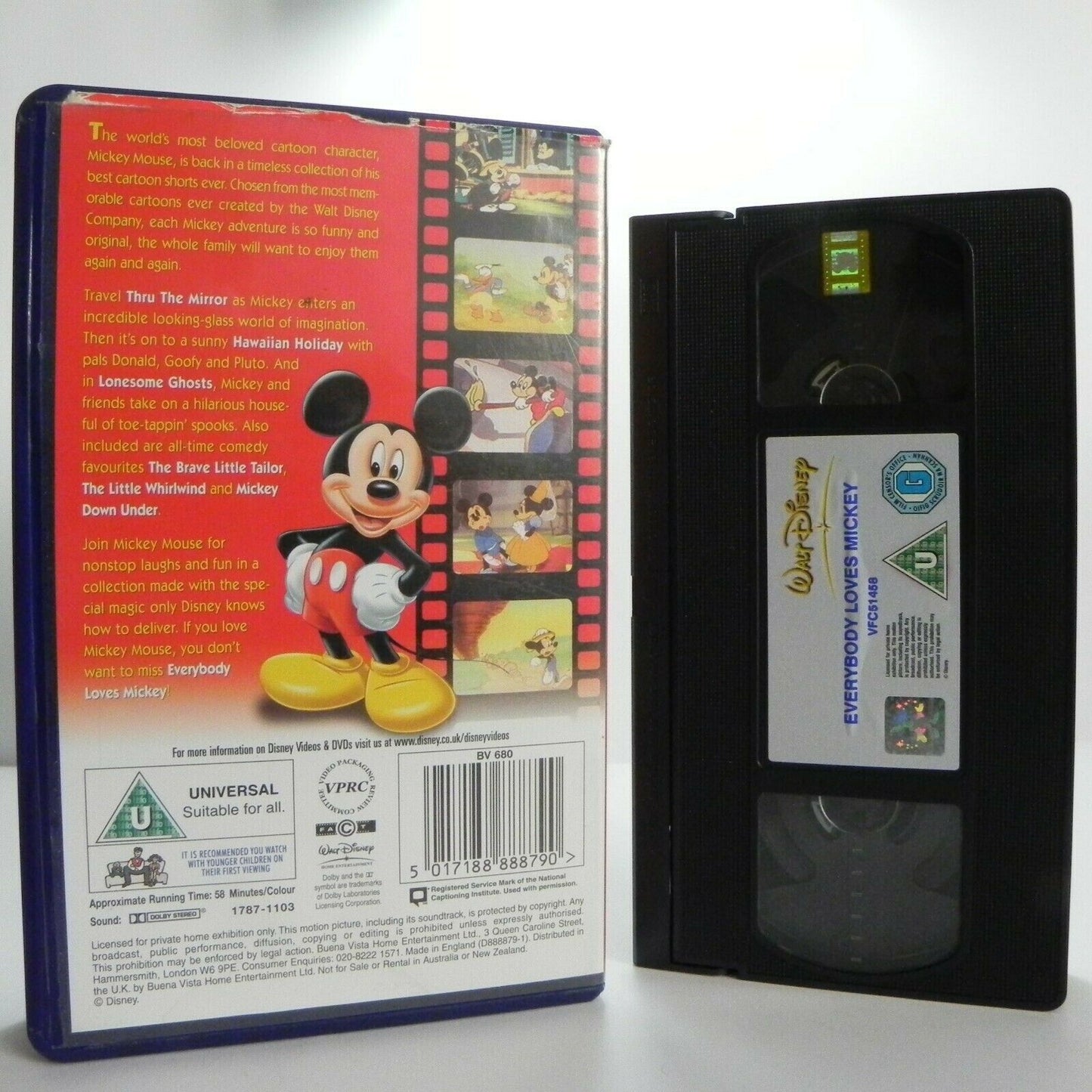 Everybody Loves Mickey - Walt Disney - Animated - Timeless Classic - Kids - VHS-