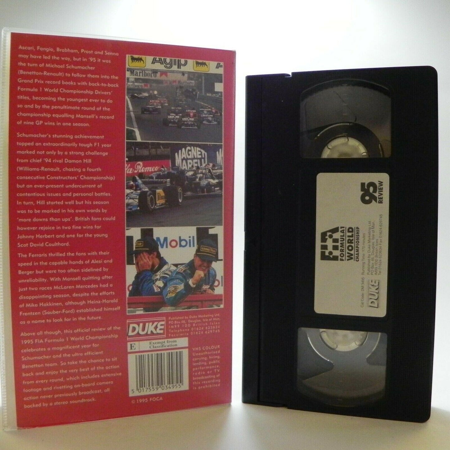 Fromula 1: World Championship '95 - Best Action - Michael Schumacher - Pal VHS-