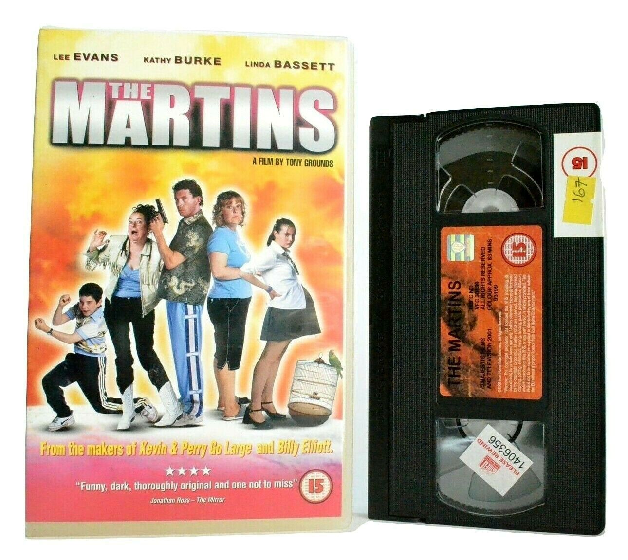 The Martins: Film By T.Grounds - British Comedy - Large Box - Ex-Rental - VHS-