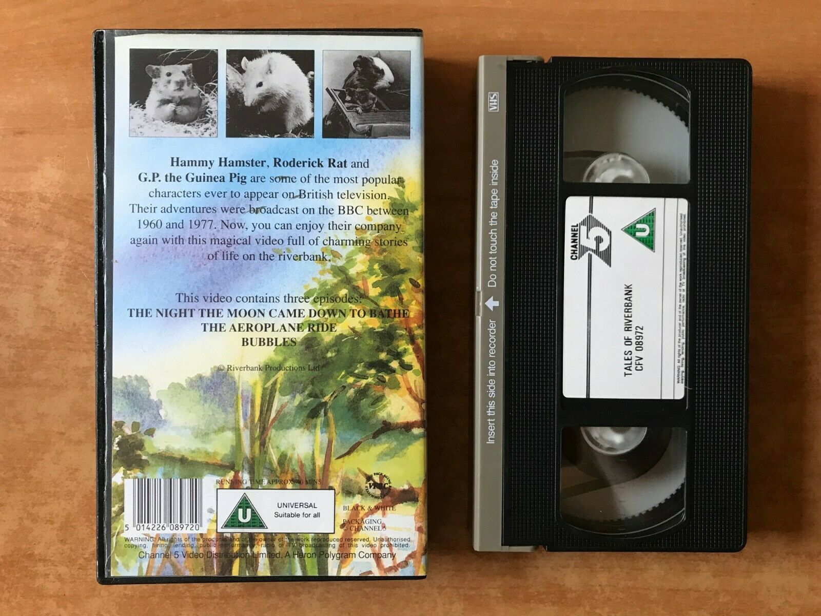 Tales Of The Riverbank; [Johnny Morris]: The Areoplane Ride - Children's - VHS-