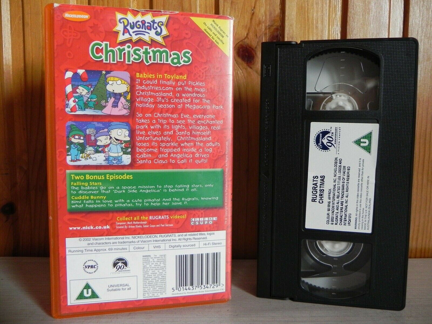 Rugrats - Christmas - Nickelodeon - Babies In Toyland - Rug Rats - Kids - VHS-
