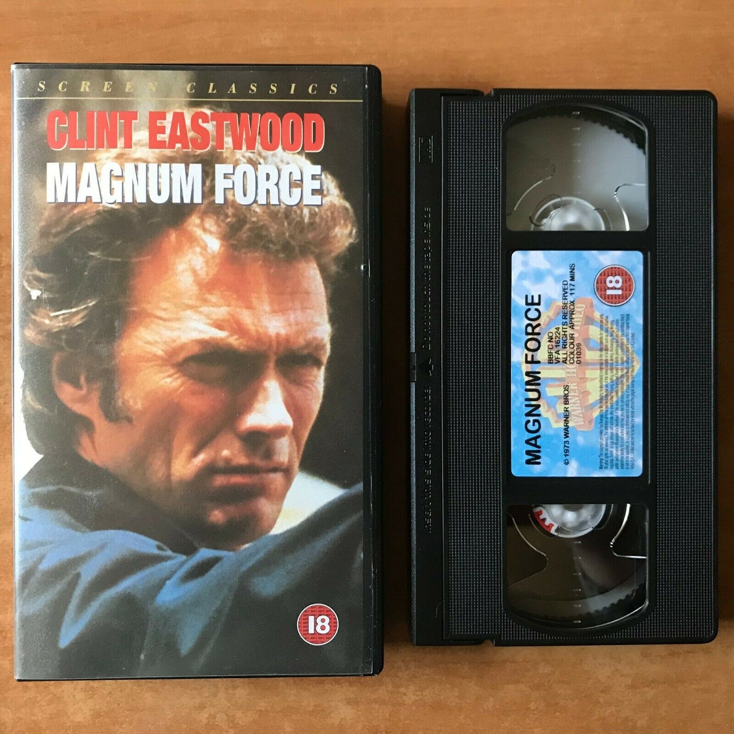 Magnum Force (1973); [Dirty Harry]: 44 Magnum Action - Clint Eastwood - Pal VHS-
