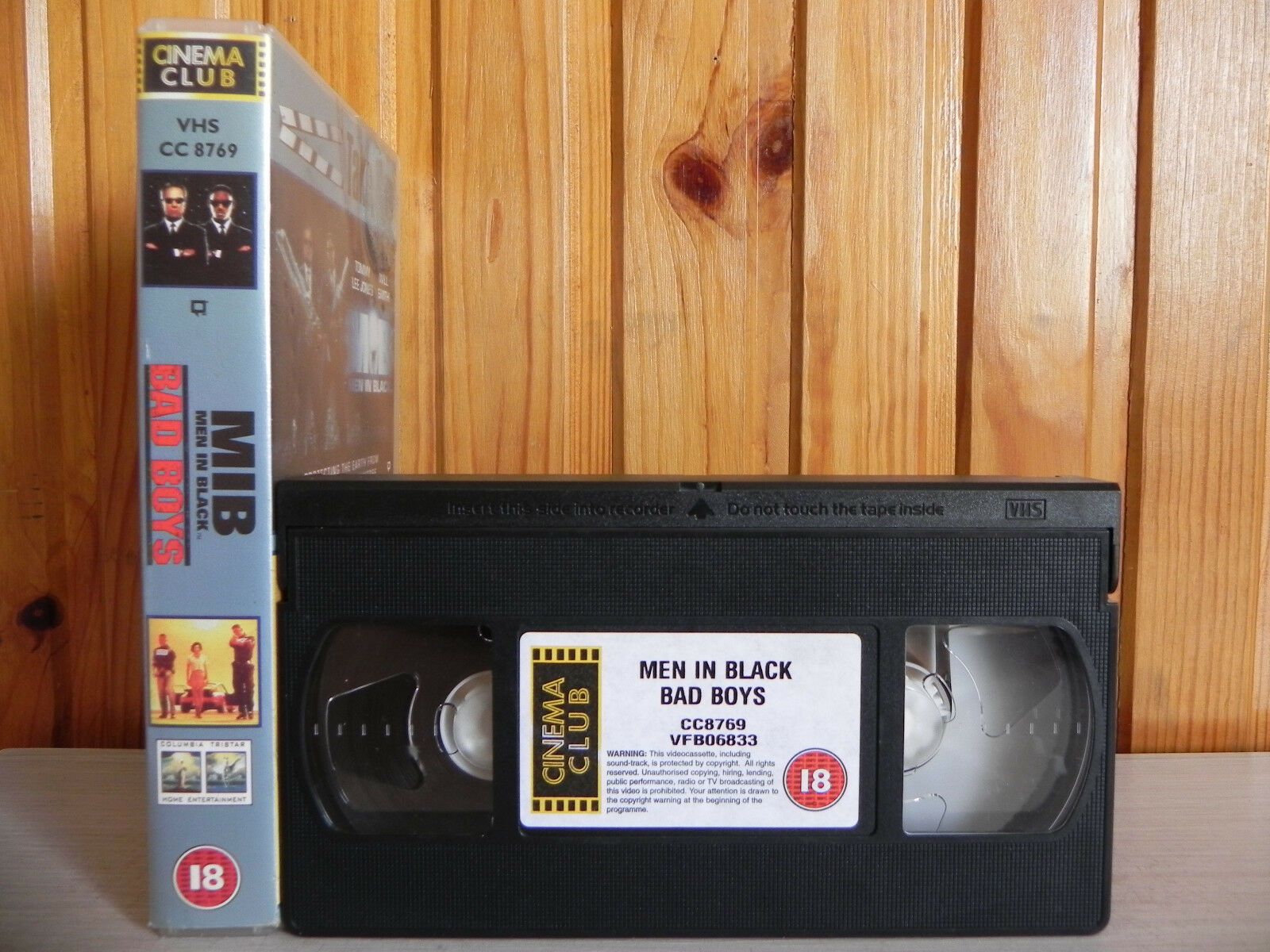 Men In Black - Bad Boys - Cinema Club - Action - 2 in 1 - Will Smith - Pal VHS-
