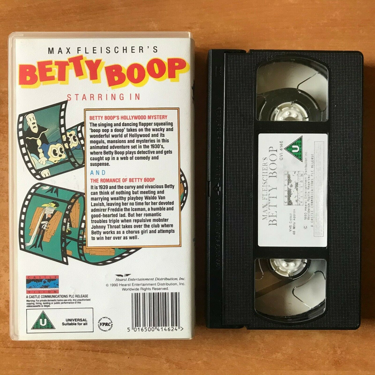 Betty Boop: Hollywood Mystery; [Max Fleischer] Full Colour - Animated - Pal VHS-