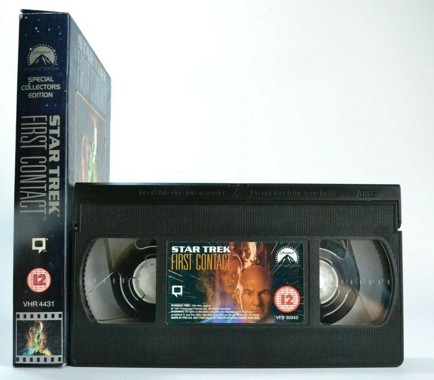 Star Trek First Contact: Collector's Edition - Space Opera - P.Stewart - VHS-
