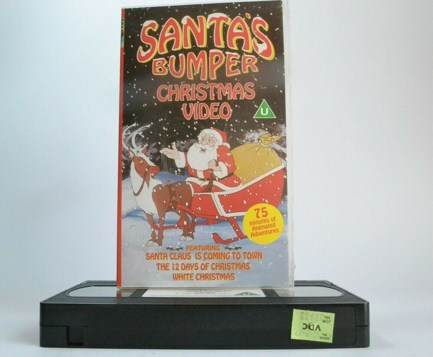 Santa's Bumper Christmas Video:(1999) Castle Home - Animated - Children's - VHS-