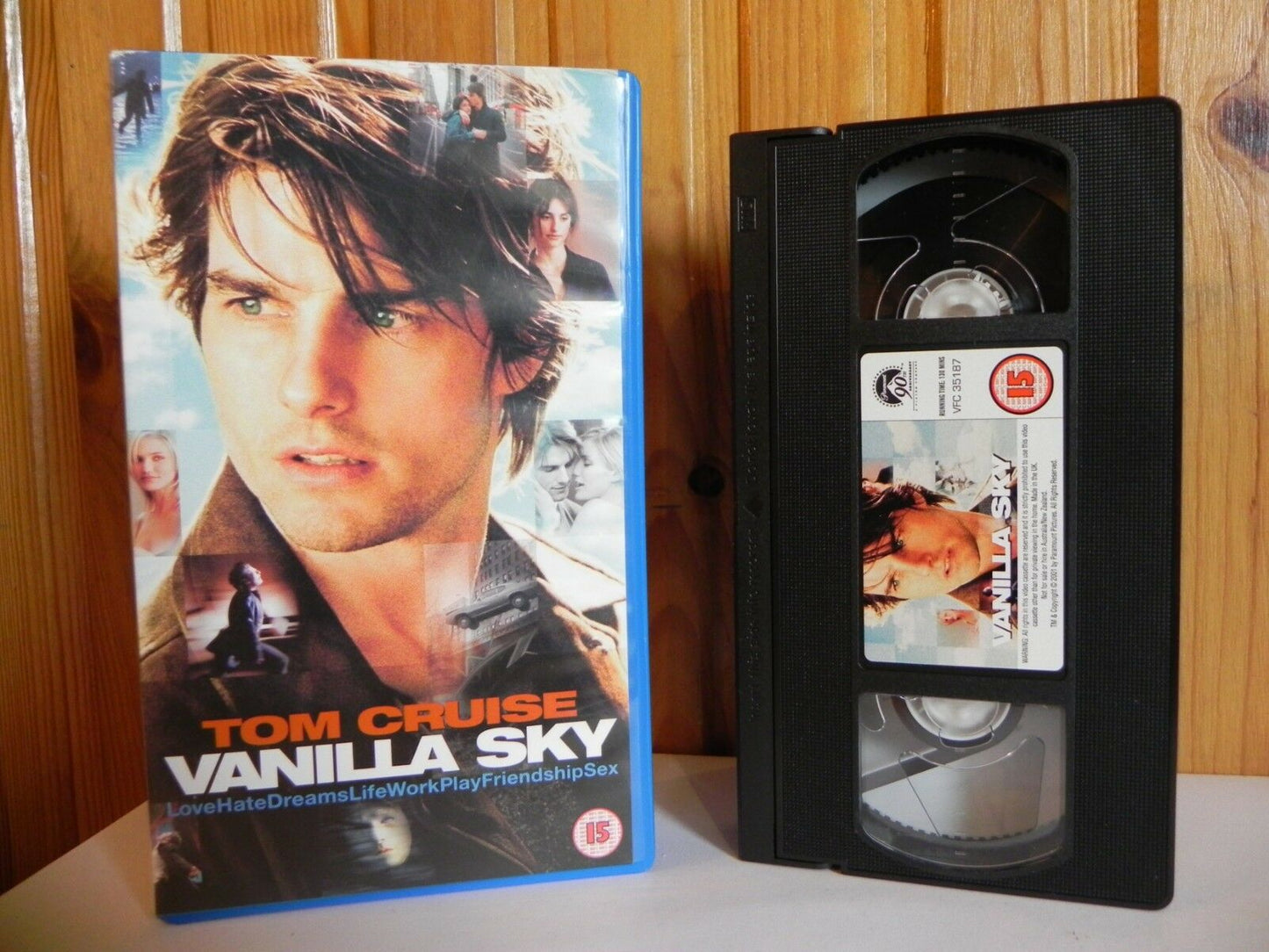 Vanilla Sky - Paramount - Drama - Tom Cruise - Jason Lee - Cameron Diaz - VHS-