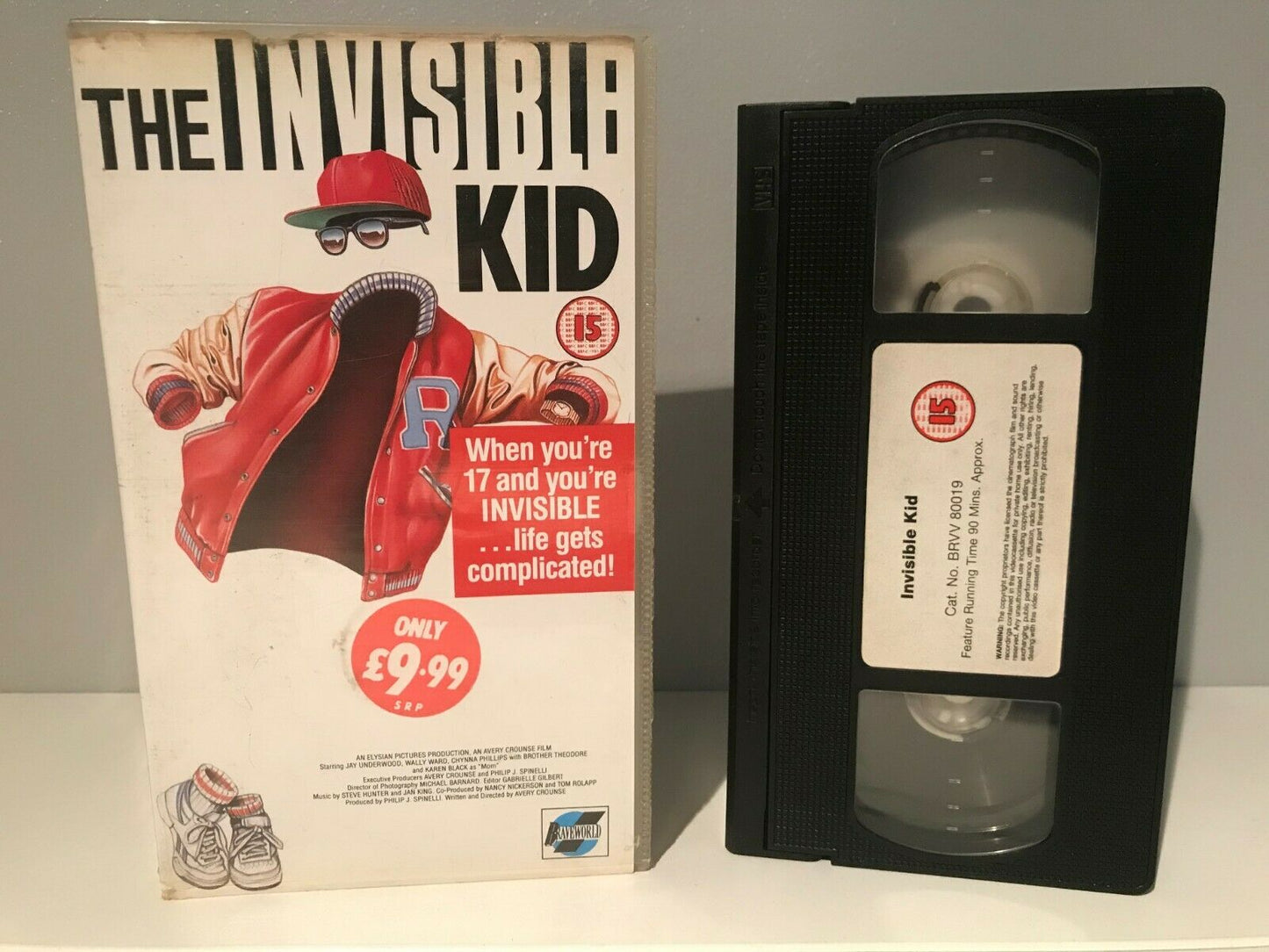 The Invisible Kid: Cult Sci-Fi Comedy - Jay Underwood / Wallace Langham - OOP VHS-