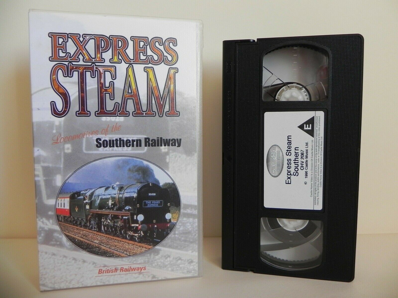 Express Steam - British Railways - Locomotives - Southern Railways - Pal VHS-