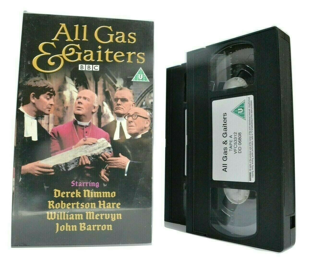 All Gas & Gaiters: 'The Bishop Rides Again' - Comedy Series - Derek Nimmo - VHS-