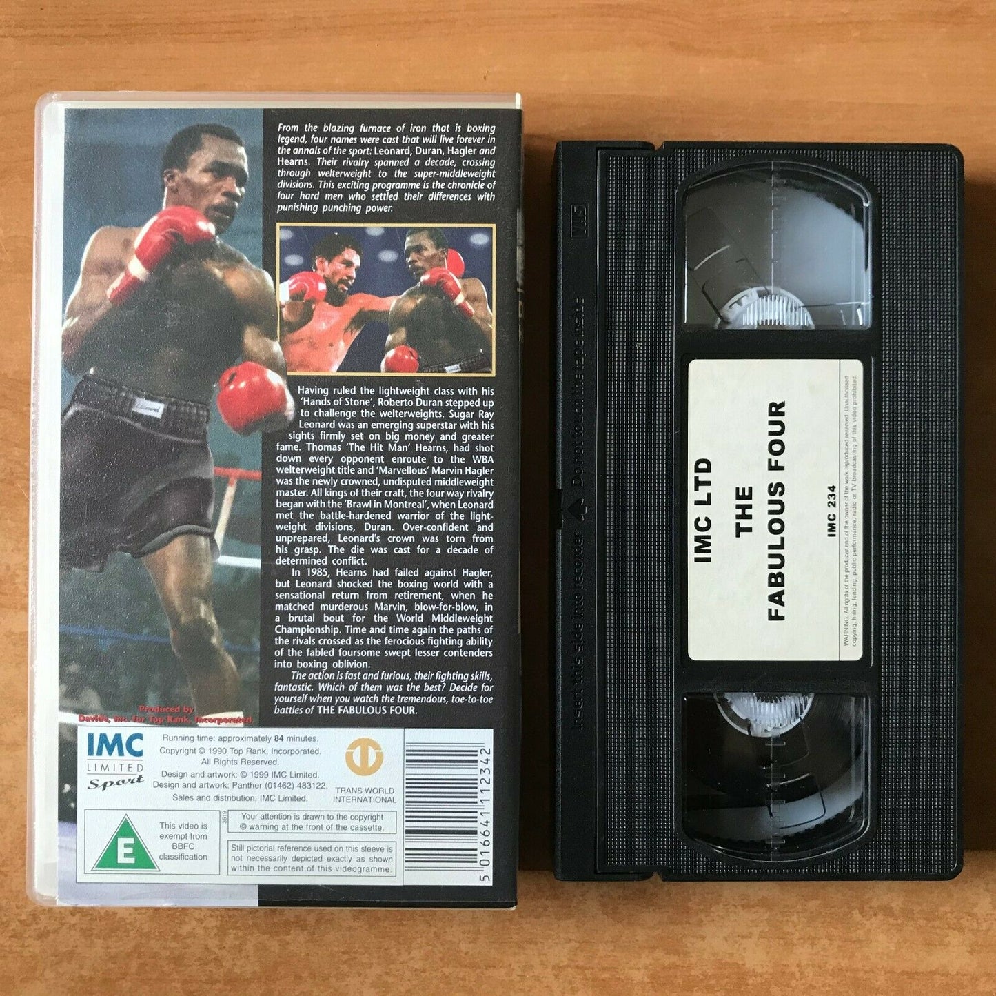 The Fabulous 4: Duran - Leonard - Hagler - Hearns - Boxing - Sports - Pal VHS-