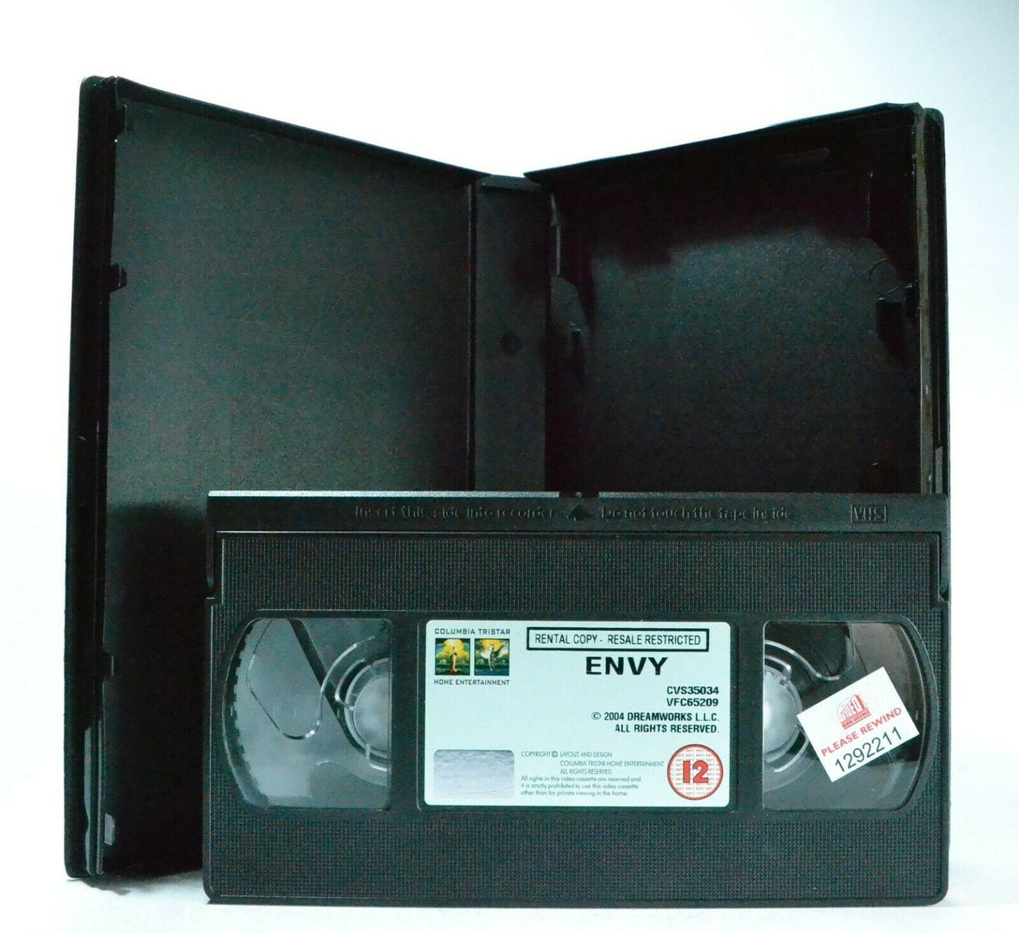 Envy: Film By B.Levinson - Comedy - Large Box - Ex-Rental - Jack Black - Pal VHS-