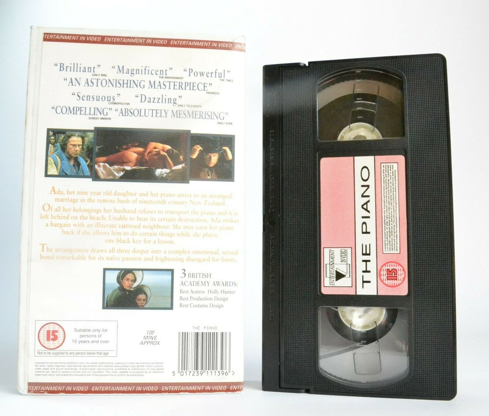 The Piano (1993); [Jane Campion] - Victorian Romance - Harvey Keitel - Pal VHS-