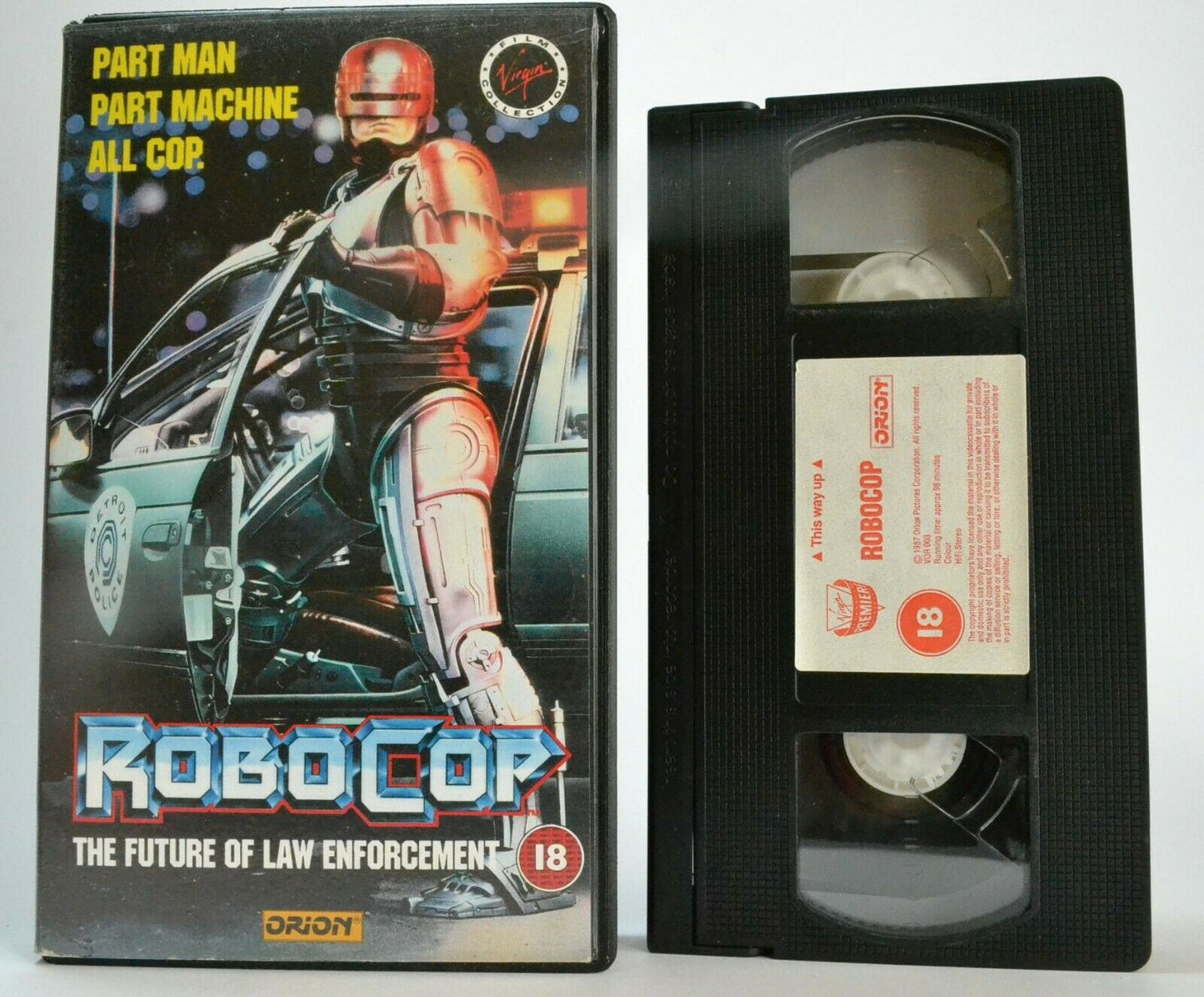 Robocop: Half Man/Half Machine Superhero - Sci-Fi Action - Peter Weller - VHS-