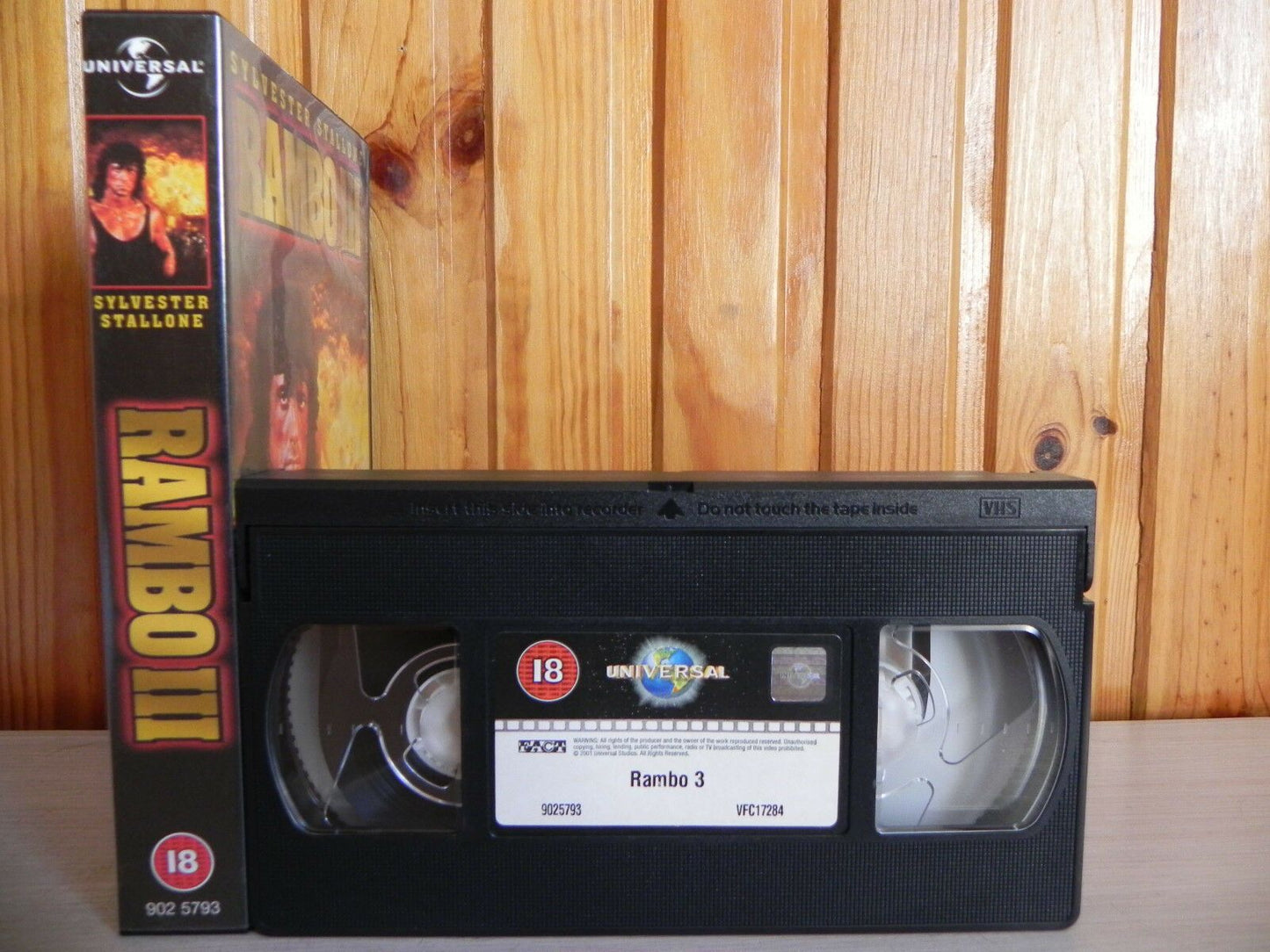 Rambo 3 - Universal - Action - Sylvester Stallone - Richard Crenna - Pal VHS-