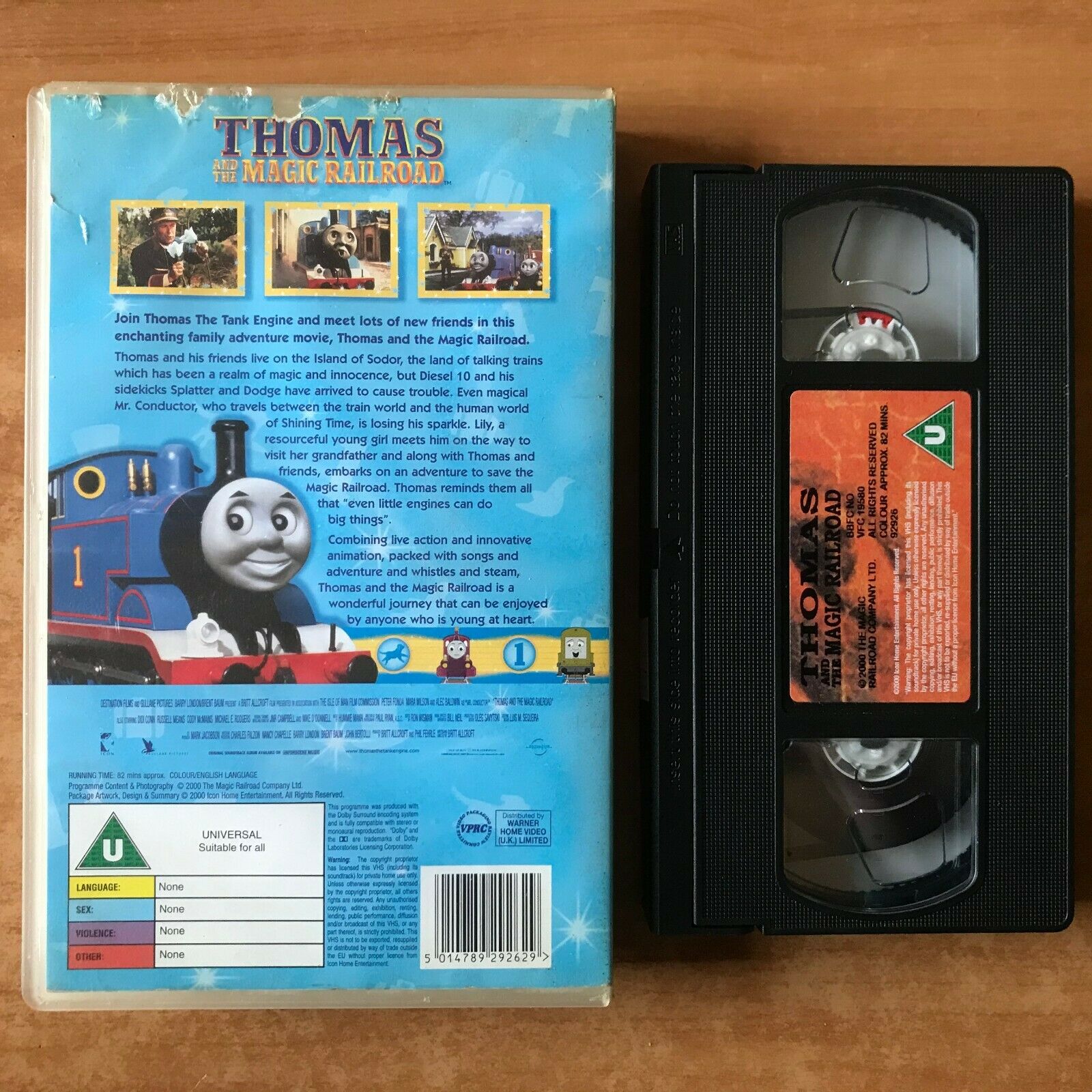 Thomas And The Magic Railroad; [Large Box] Rental - Britt Allcroft - Kids - VHS-