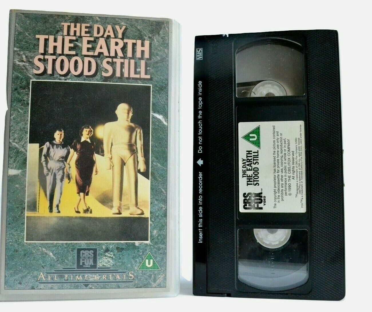 The Day The Earth Stood Still (1951): (1990) CBS/FOX Release - Sci-Fi - Pal VHS-
