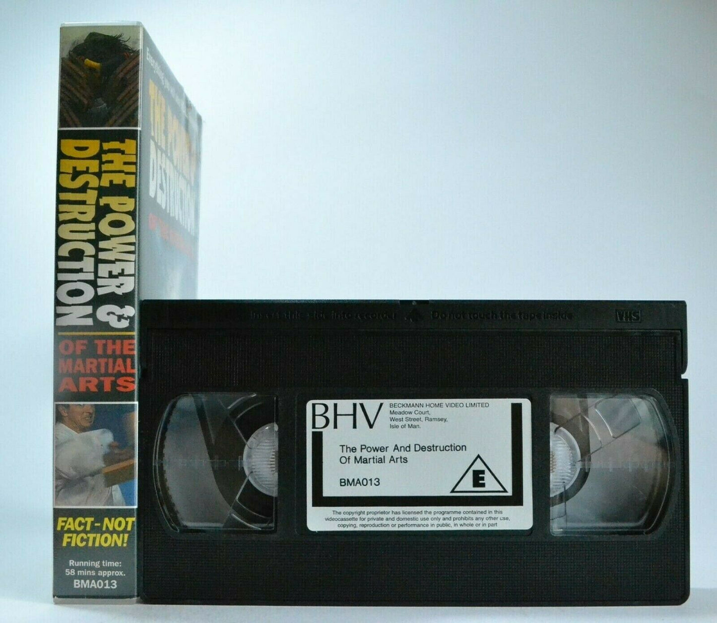 The Power And Destruction Of The Martial Arts: VMA, 1st On The Subject - VHS-