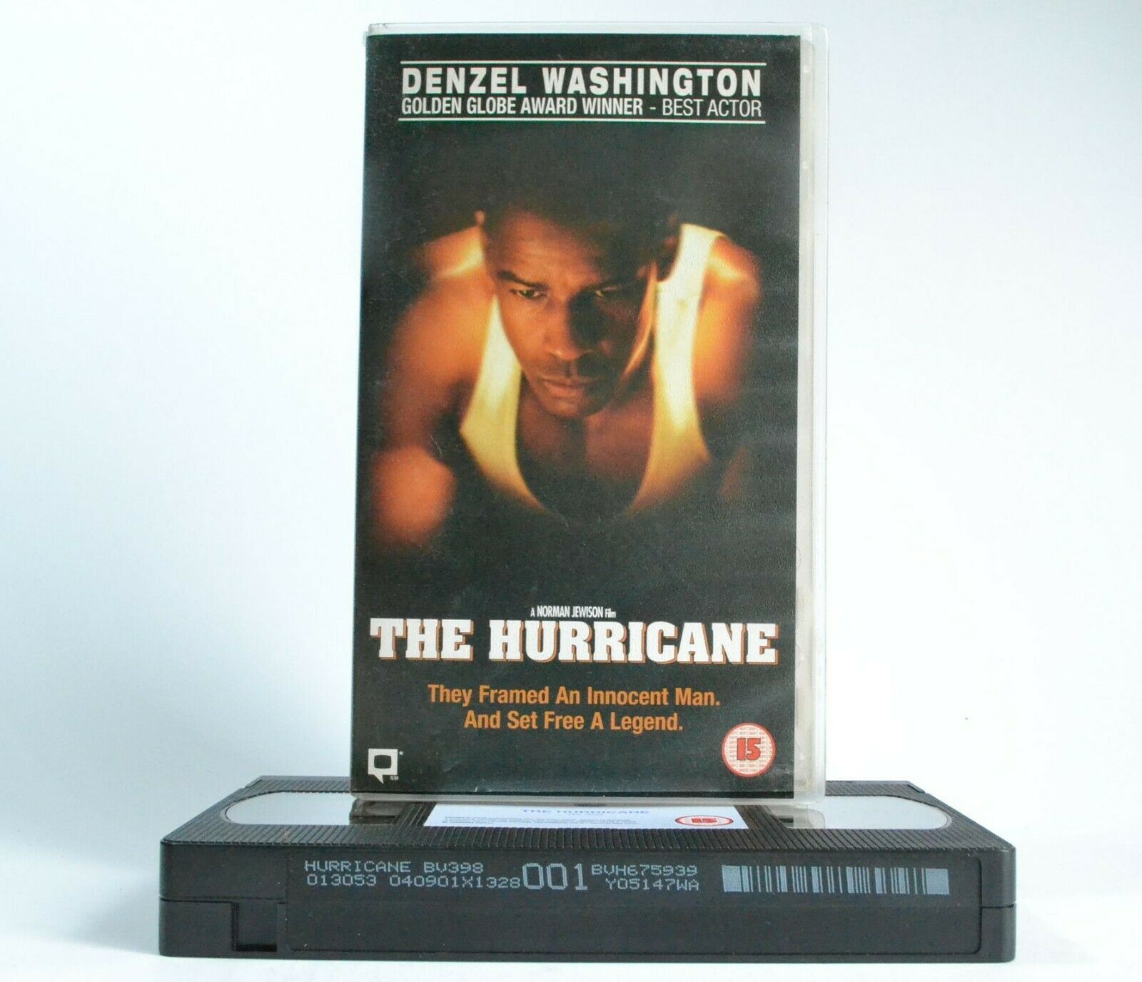 The Hurricane: Rubin Carter Biographical Film - Drama - Denzel Washington - VHS-