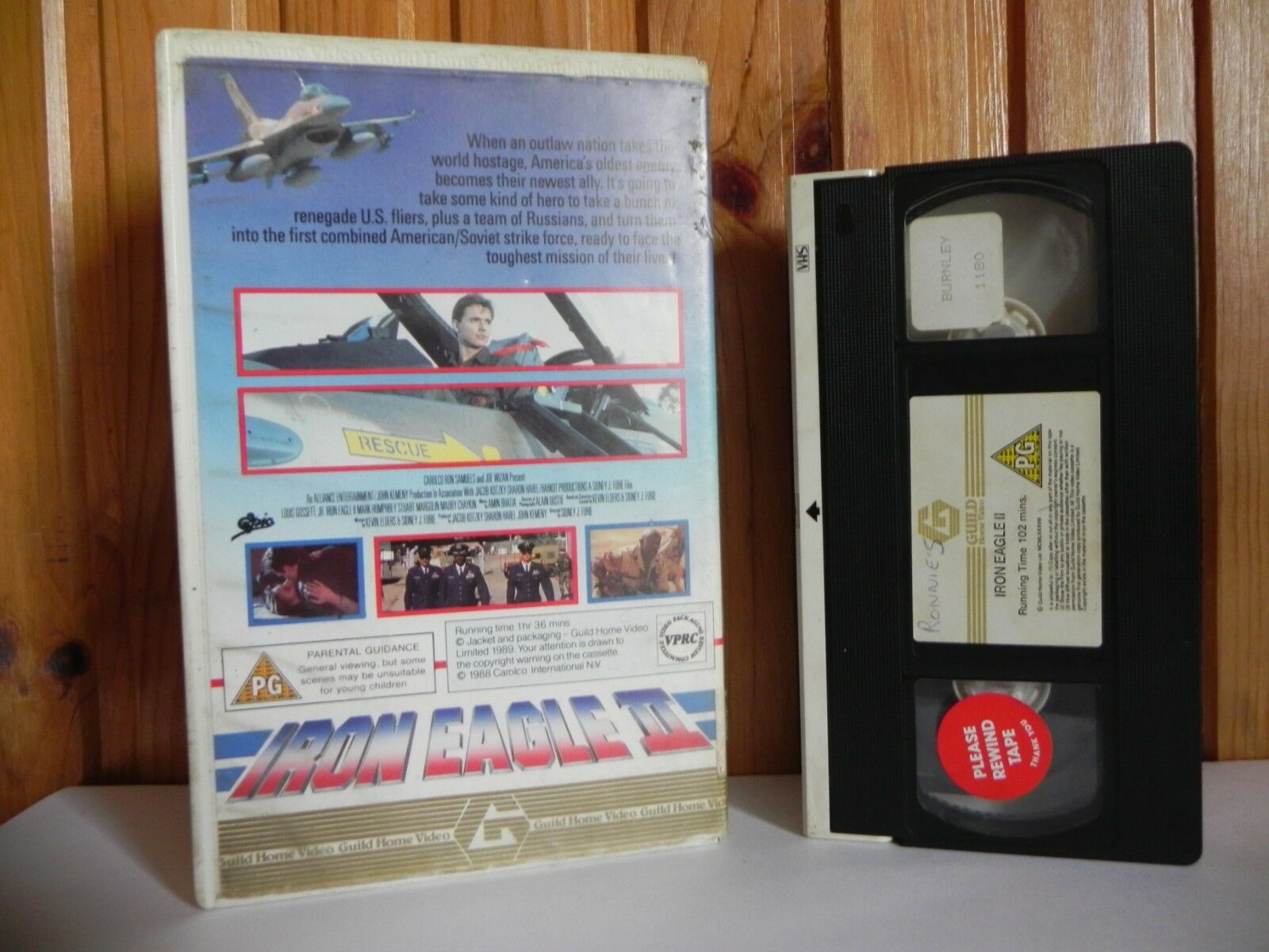 Iron Eagle 2; [Guild] Large Box - Ex-Rental - Action - Louis Gossett, Jr. - Pal VHS-