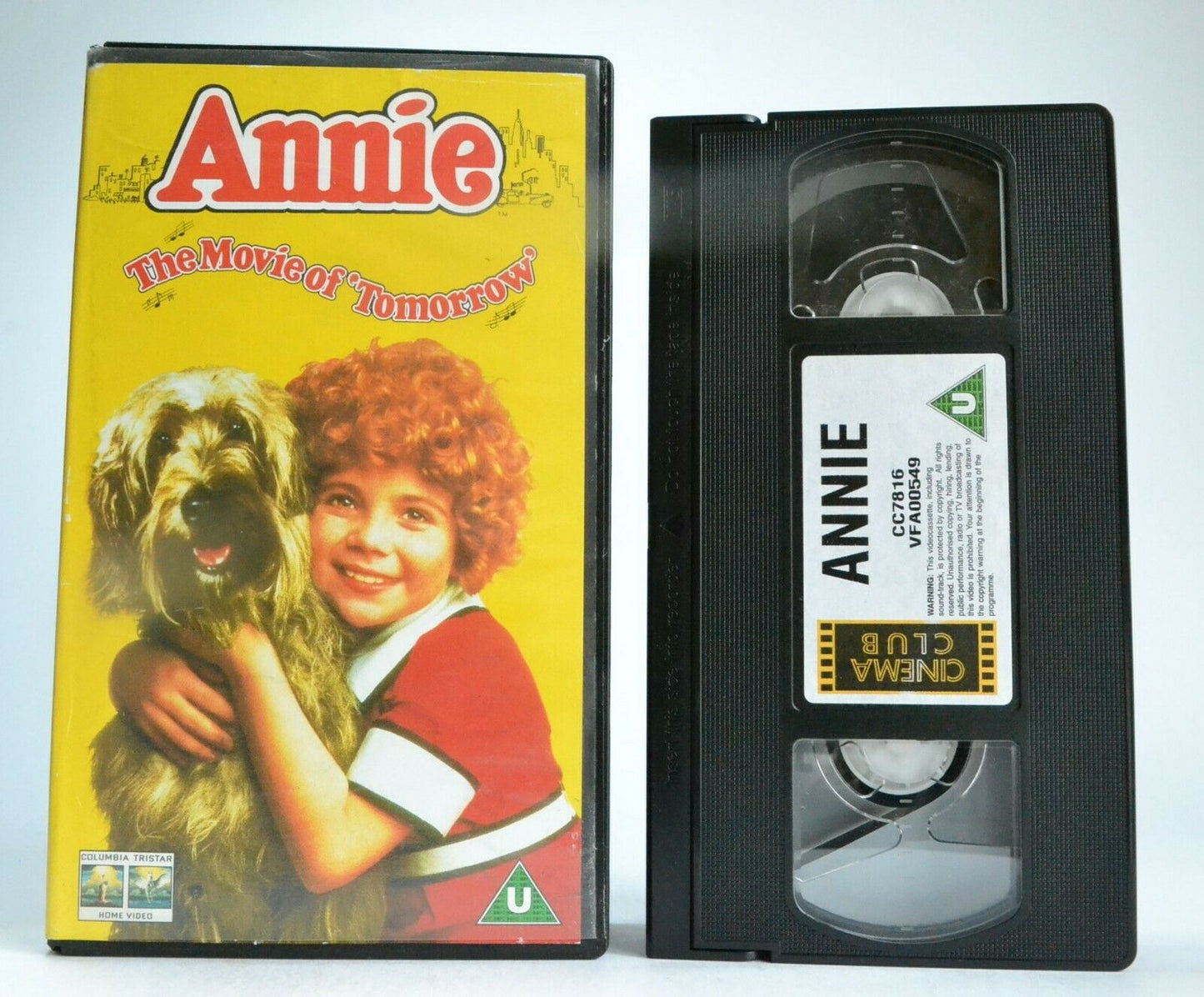 Annie (1982): The Movie Of 'Tomorrow' - Musical Drama Comedy - Tim Curry - VHS-