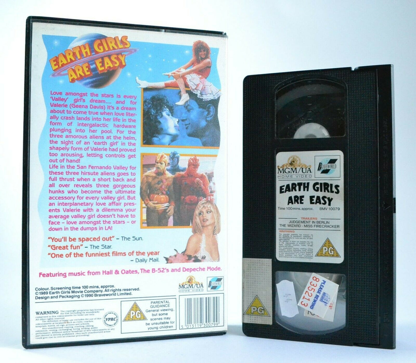 Earth Girls Are Easy: Musical/Romantic Comedy - Large Box - Ex-Rental - Pal VHS-