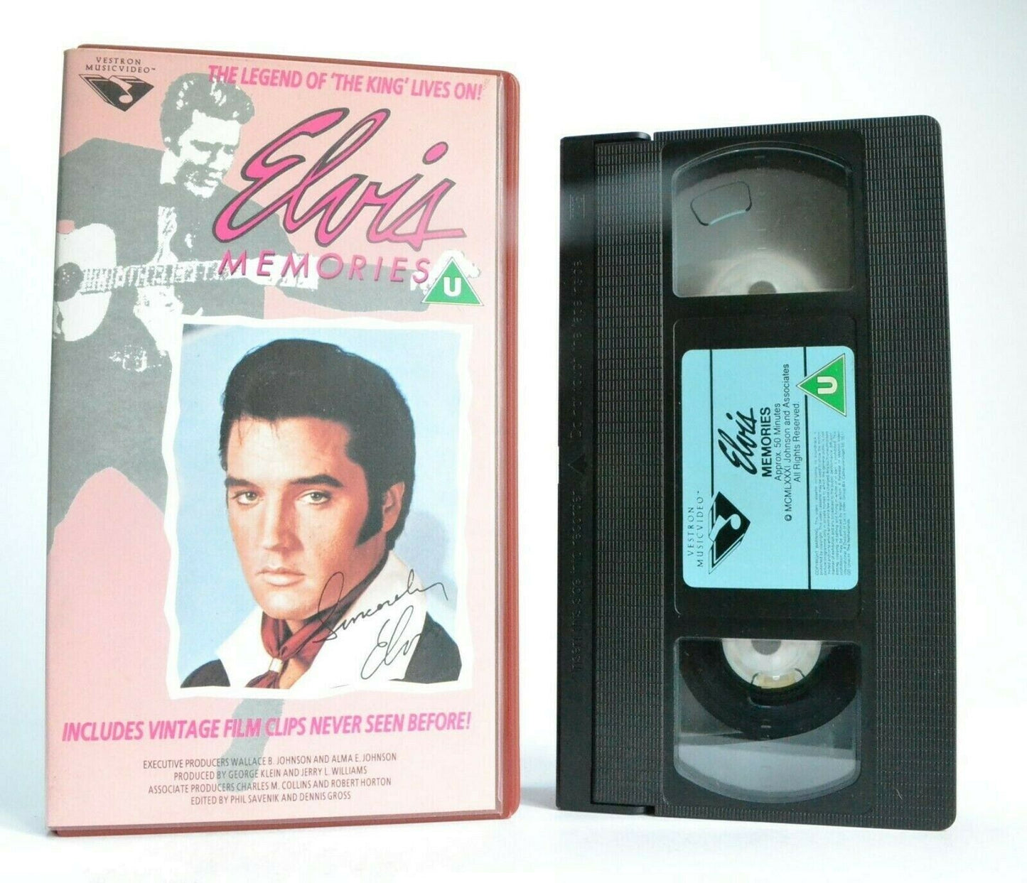 Elvis Presley: Elvis Memories - Documentary - King Of Rock And Roll - Pal VHS-