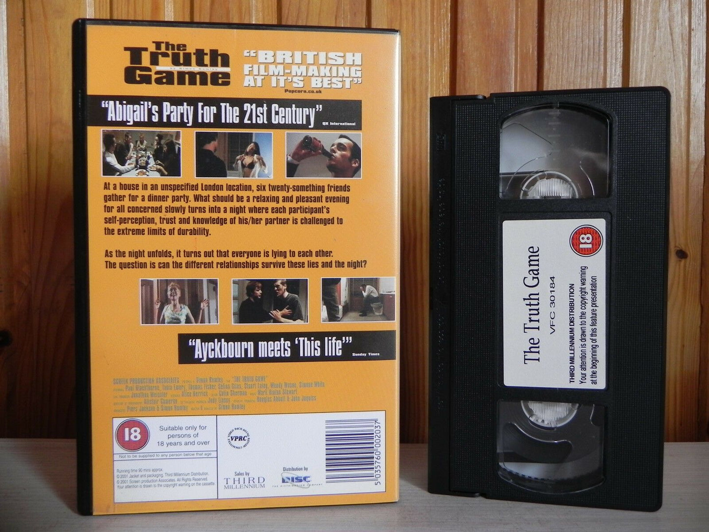 The Truth Game - Cert (18) - British Film Making At It's Best - Pal VHS-