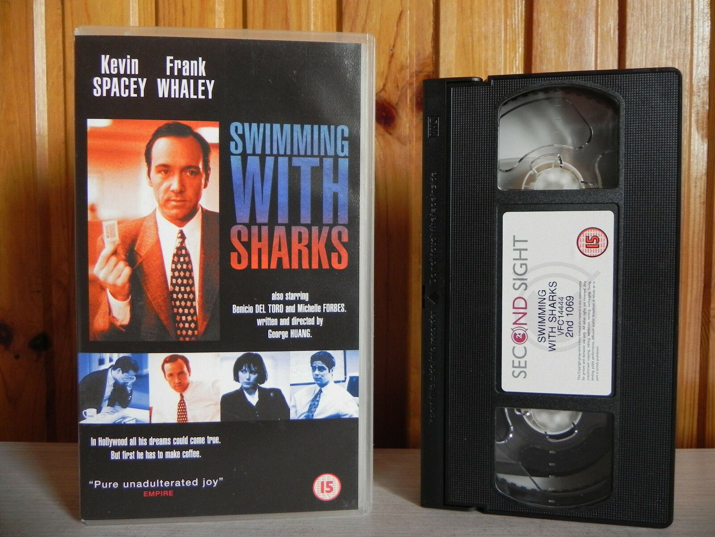 Swimming With Sharks - Second Sight - Drama - Kevin Spacey - Frank Whaley - VHS-
