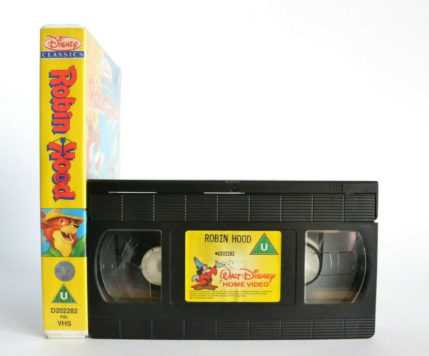Robin Hood: Disney Classics - Animated Adventures - Magical Songs - Kids - VHS-