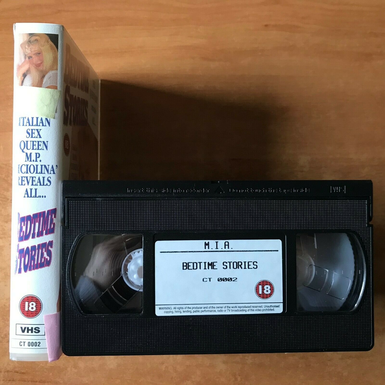 Bedtime Stories; [Ilona "Ciciolina" Staller] Erotic Comedy; Time: 60mins - VHS-