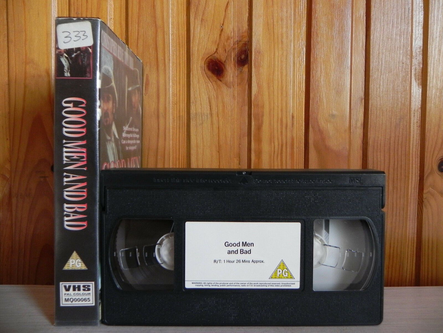 Good Men And Bad - MQ00065 - Action - Adventure - Christopher Reeve - Pal VHS-