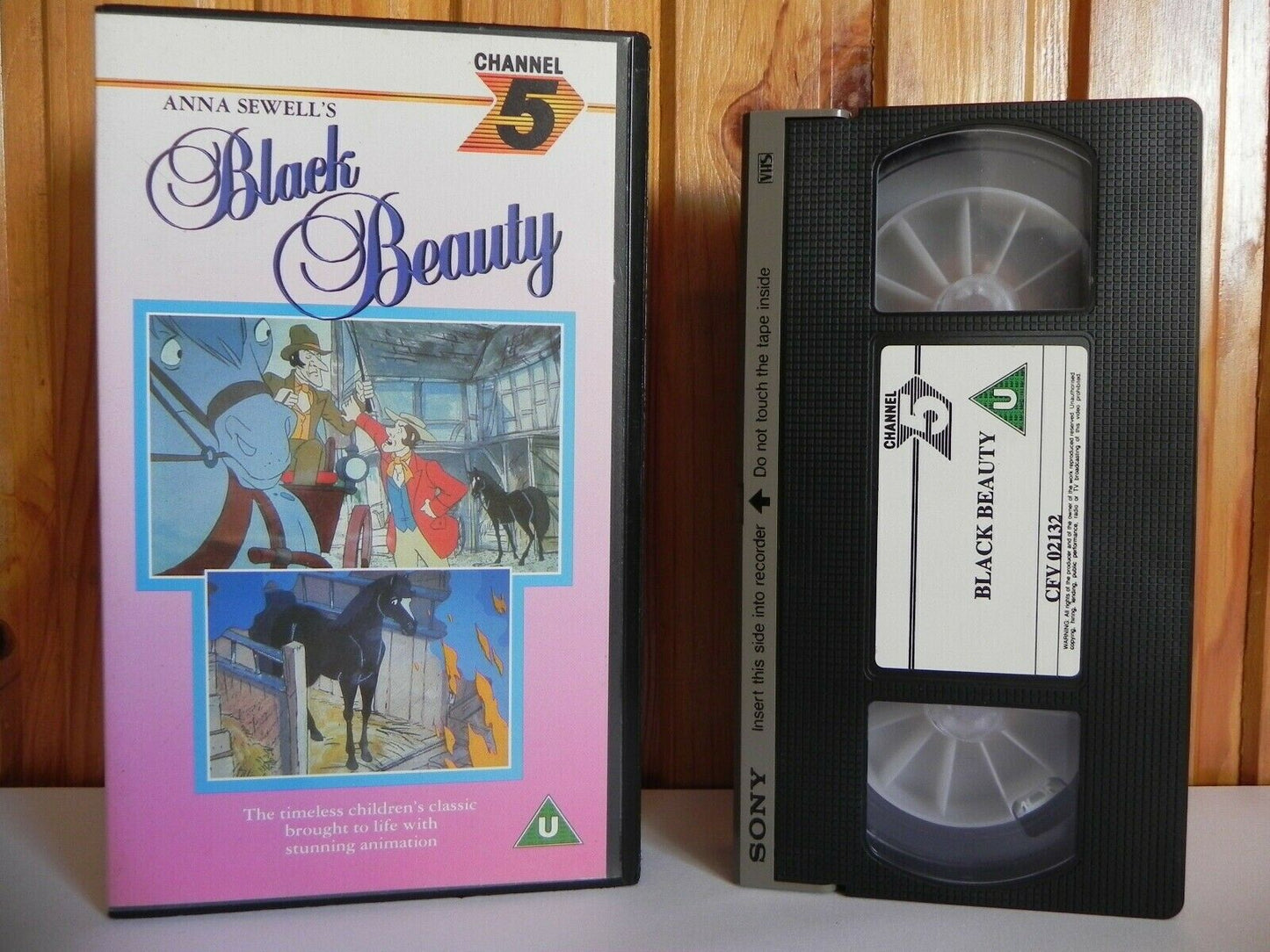 Black Beauty - Channel 5 - Children's Classic - Stunning Animation - Pal VHS-