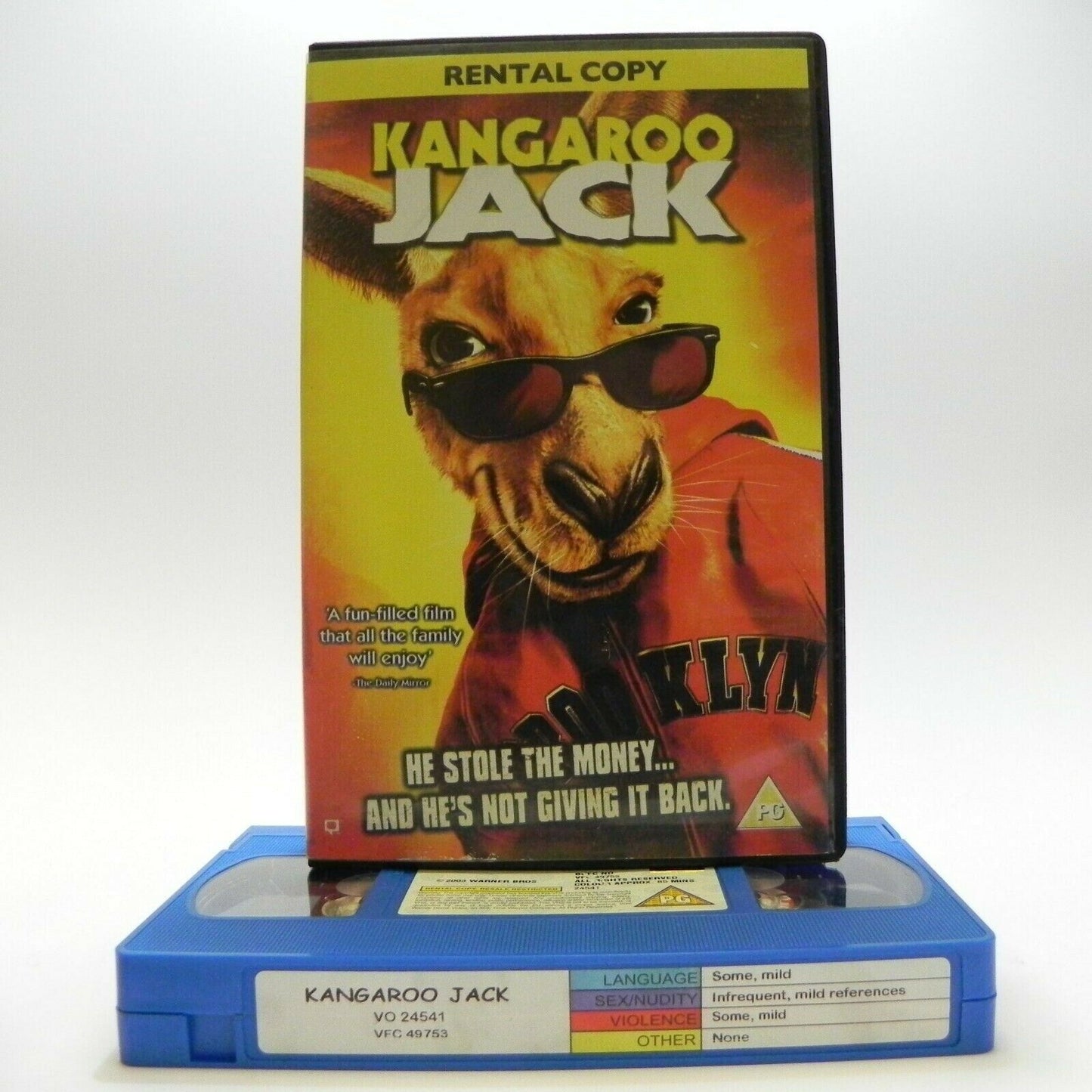 Kangaroo Jack: Family Movie (2003) - Large Box - Ex-Rental - J.O'Connel - VHS-