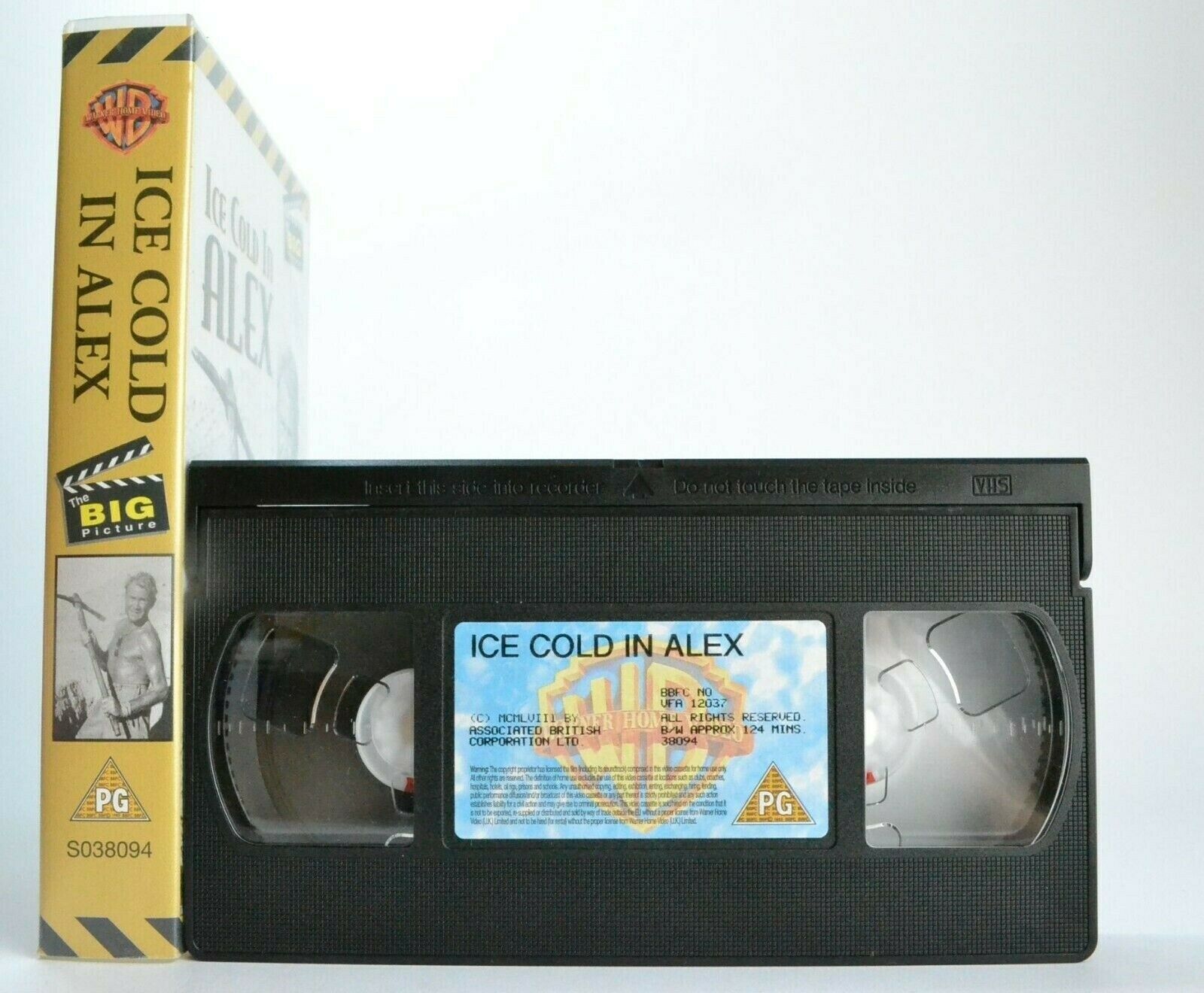 Ice Cold In Alex (1958): Alexandria British Lines - War Drama - John Mills - VHS-