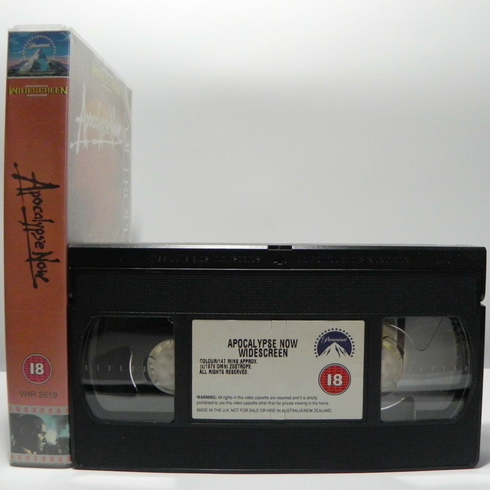 Apocalypse Now: F.Coppola Classic - (1979) War Drama - Widescreen - Pal VHS-