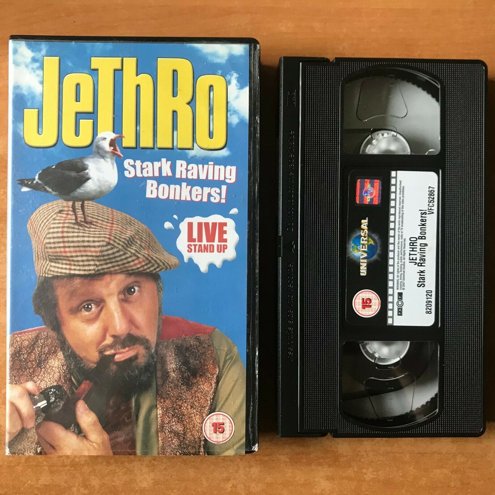 Jethro: Stark Raving Bonkers; [Live Stand Up] Comedy Sketches - Pal VHS-