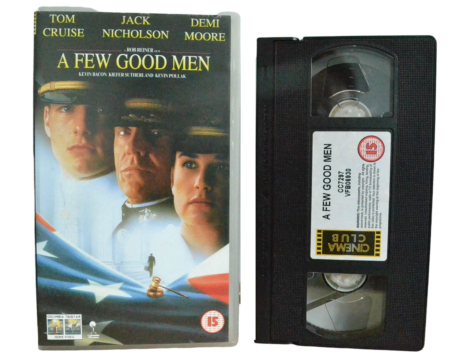 A Few Good Men - Tom Cruise - Cinema Club - Vintage - Pal VHS-