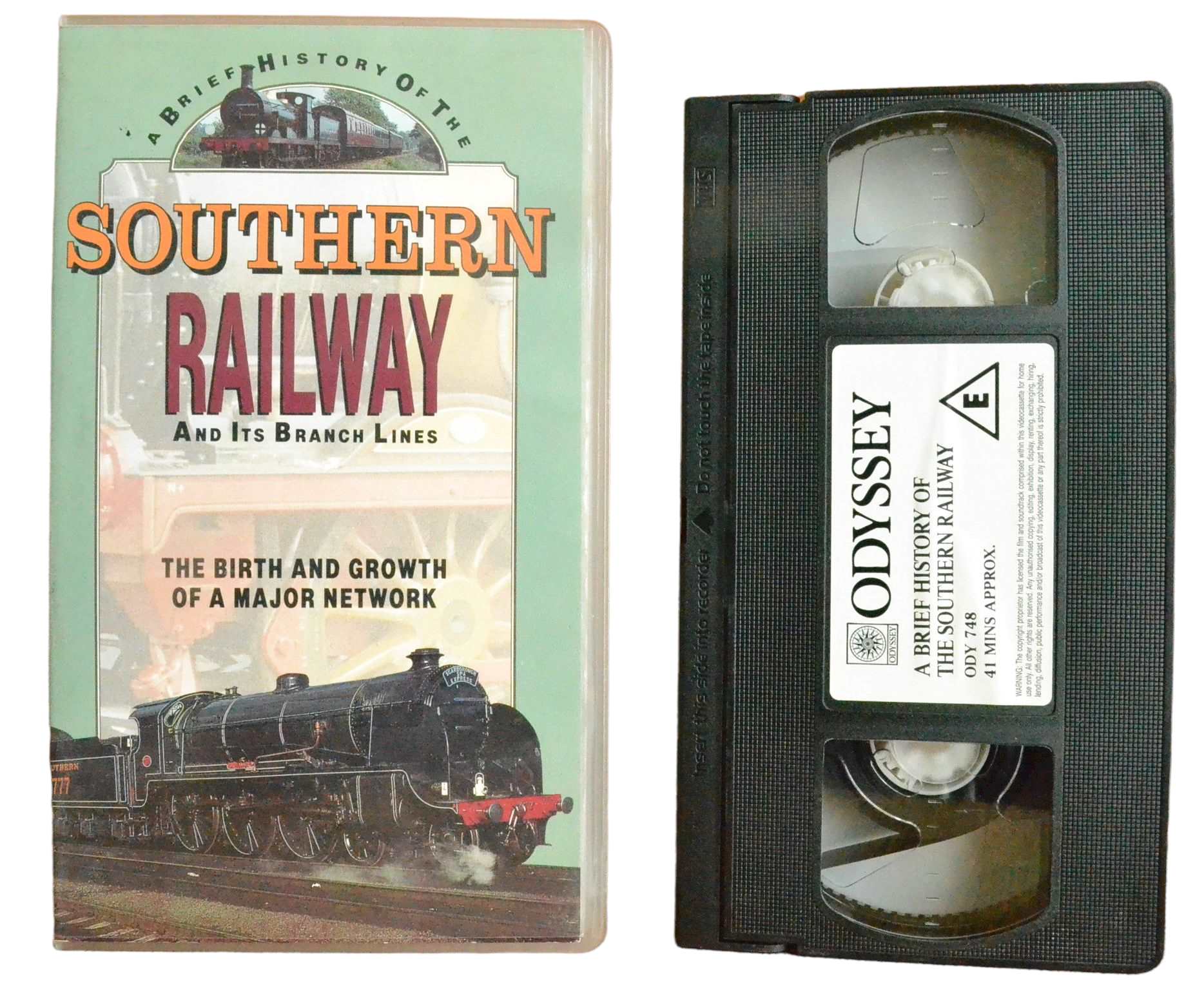 A Brief History Of The Southern Railway - ODYSSEY - Pal VHS-