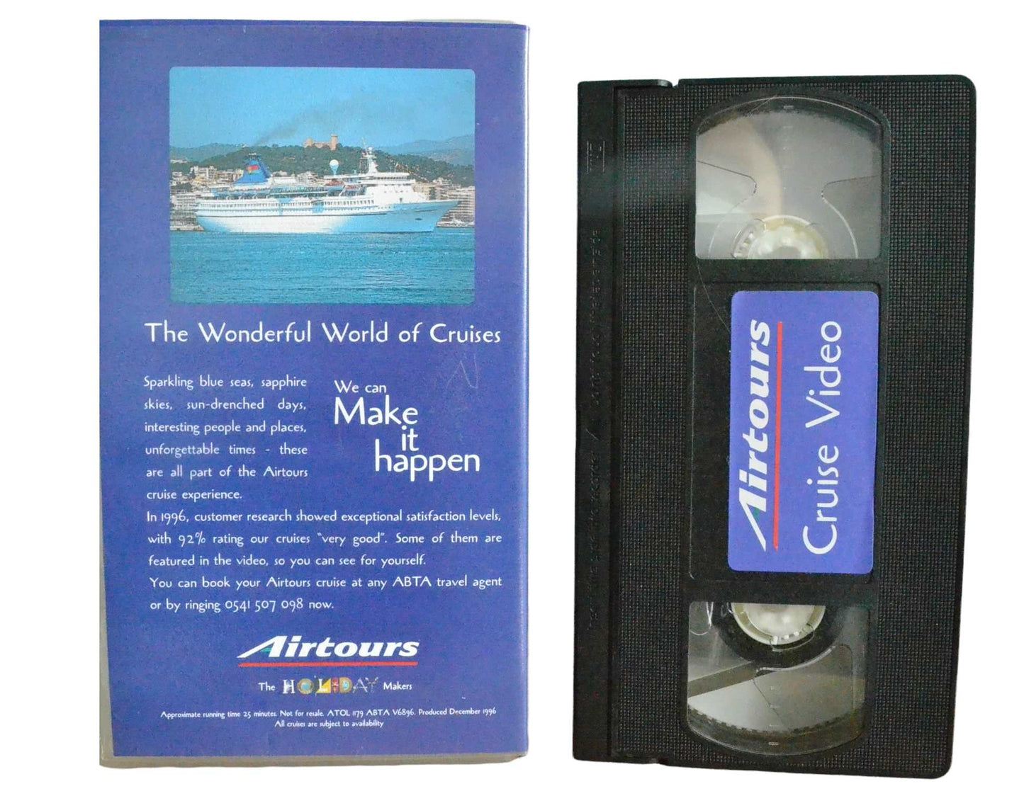 A Cruise Video - Airtours The Holiday Makers - Vintage - Pal VHS-